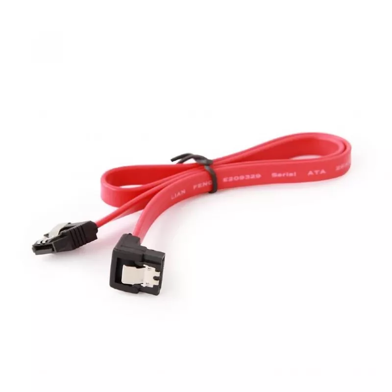 Kabel SATA III Gembird CC-SATAM-DATA90-0.1M 0,1 m Męski/Męski, czerwony
