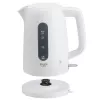 Czajnik elektryczny Adler AD 1379w — 1,7 L, do 2200 W, biały, obrotowa podstawa 360°, polipropylen