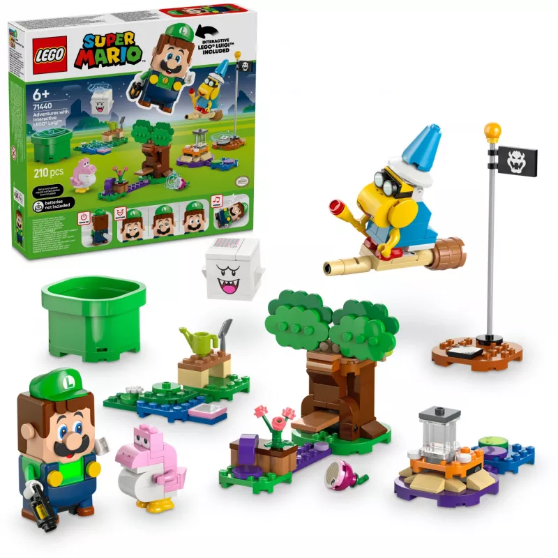 Klocki konstrukcyjne LEGO 71440 Super Mario Interaktywna figurka LEGO Luigi