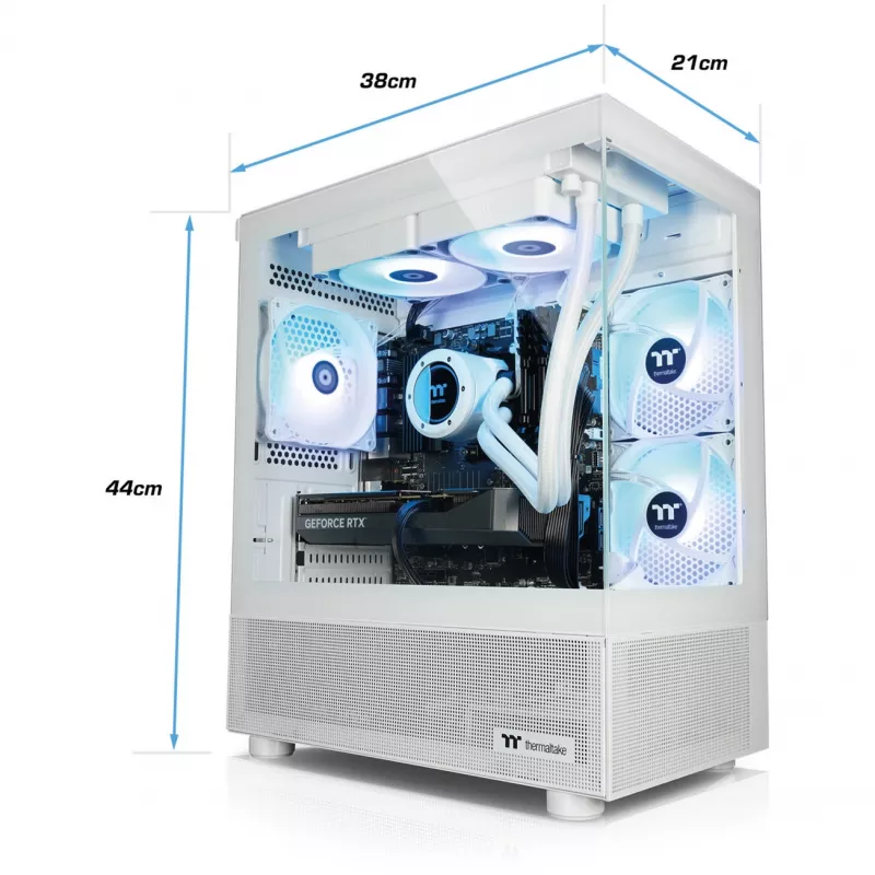 Thermaltake FTW V170A 5060Ti Snow Biały/transparent Windows 11 Home