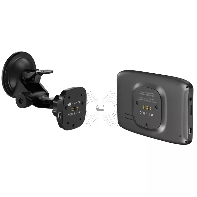 Nawigator GPS Navitel Navitel E505 Magnetic — 5-calowy ekran dotykowy TFT, 8 GB, MicroSD, ręczny/stały, 161 g