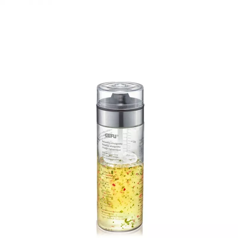 GEFU MIX G-14491 szklany shaker do dressingów, 500 ml