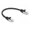 Kabel sieciowy DeLOCK RJ50 męski do RJ50 męski S/FTP 0,25 m czarny