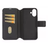 Etui skórzane do iPhone 16, czarne