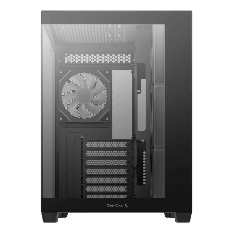 Obudowa PC DeepCool CG530 4F Midi Tower Czarna — szkło hartowane, ATX/ITX/Micro ATX, 3x120mm wentylatory, USB-C