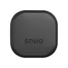 Zestaw słuchawkowy douszny TWS SAVIO TWS-12, Bluetooth 5.3, wbudowany mikrofon, czarny