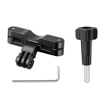 Uchwyt rowerowy Sunnylife ZJ942-D do kamer sportowych — kompatybilny z Action 5 Pro, Insta360 GO 3S, GoPro 13