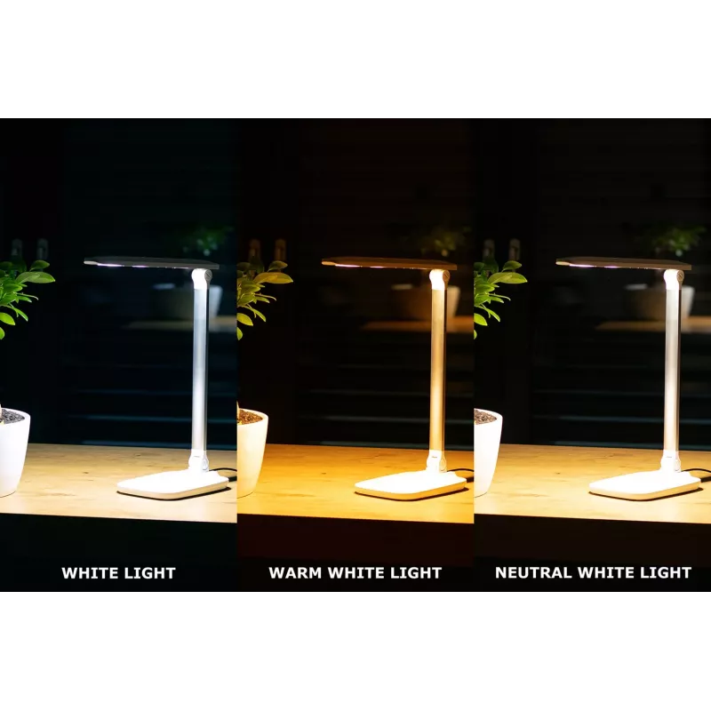 Montis Lampka biurkowa wielofunkcyjna LED MT042 lampa stołowa 5.7 W F Biały