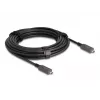 Kabel DeLOCK Active Optical USB-C Video + Data + PD 10 m czarny