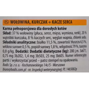 Mokra karma dla kota animonda ANIMONDA Carny 200 g — wołowina, bez zbóż, bezglutenowa
