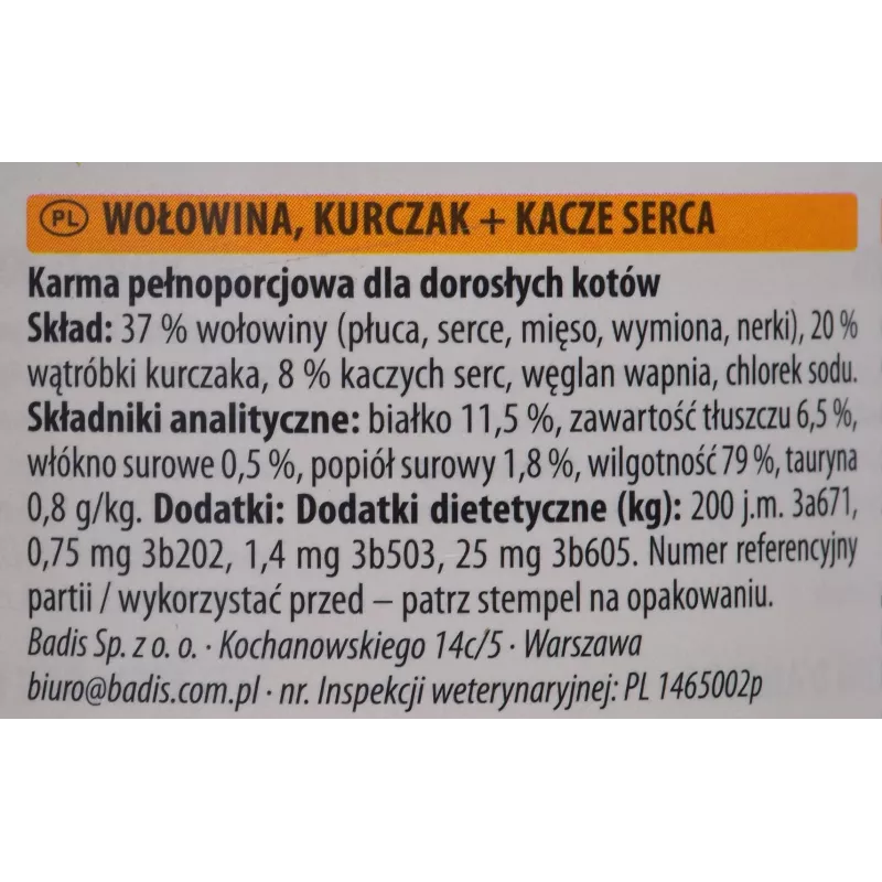 Mokra karma dla kota animonda ANIMONDA Carny 200 g — wołowina, bez zbóż, bezglutenowa