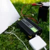 Falownik zielony Cell INV14 300W DC 24V na 230V z USB, wtyczka typu E, aktywne chłodzenie