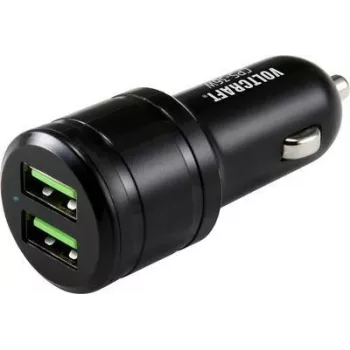 VOLTCRAFT CPS-36W VC-11015375 Ładowarka USB do pojazdu Prąd wyjściowy (maks.) 3 A 2 x USB (VC-11015375)