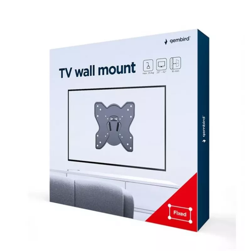 Uchwyt ścienny do TV 23-42/WM-42F-03 GEMBIRD