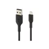 BELKIN PVC USB CABLE USB-A - LIGHTNING, 1M, BLK