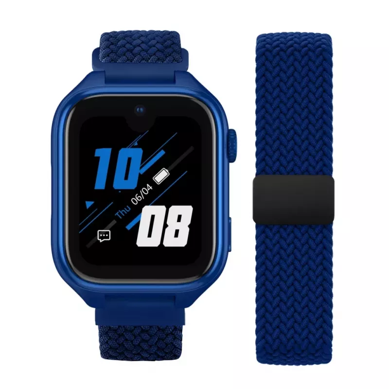 Smartwatch Stelio Junior Pro AI 4G ST-SWJ102-NB — granatowy, łączność 4G