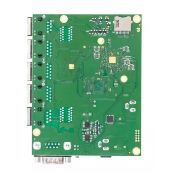 router przewodowy Mikrotik RB450Gx4 Gigabit Ethernet zielony