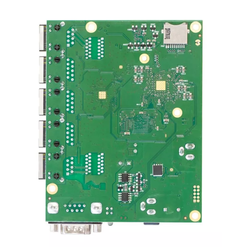 router przewodowy Mikrotik RB450Gx4 Gigabit Ethernet zielony