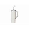 Kubek termiczny ze słomką Xiaomi Straw Mug Biały 1 L — wnętrze ze stali nierdzewnej, szczelny, 240×132×97 mm