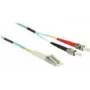 Kabel światłowodowy DeLOCK 86568 LC na ST wielomodowy OM3 2 m
