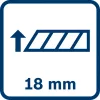 Nóż uniwersalny Bosch 1 600 A01 TH6 szerokość ostrza 1,8 cm waga 120 g