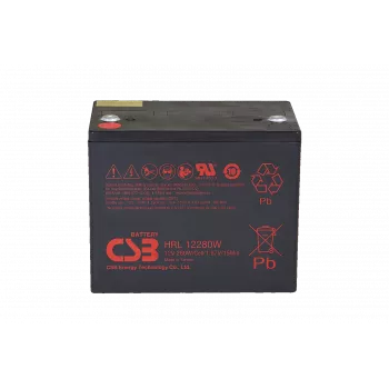 Akumulator CSB Battery 12V 6Ah 25W Pb F2 | HRL1225W