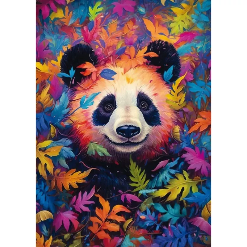 Panda Bear in the Rainbow Forest, Puzzle 1000 Pieces