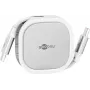 Kabel USB-C samozwijający Wentronic goobay biały/srebrny 15W w wytrzymałej obudowie - Kabel - Cyfrowy/Dane (77425)