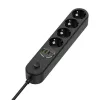 Listwa zasilająca ColorWay CW-CHE44PDB — 4 gniazda AC, 2 porty USB