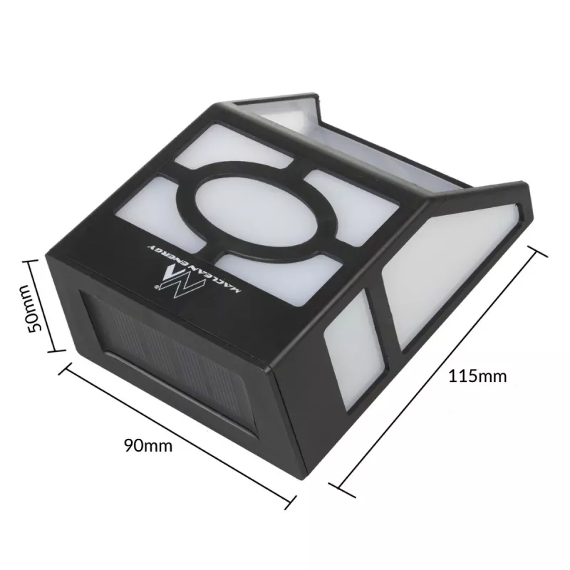 Lampa solarna ogrodowa MACLEAN MCE171 zestaw 2 lamp LED zasilanych energią słoneczną
