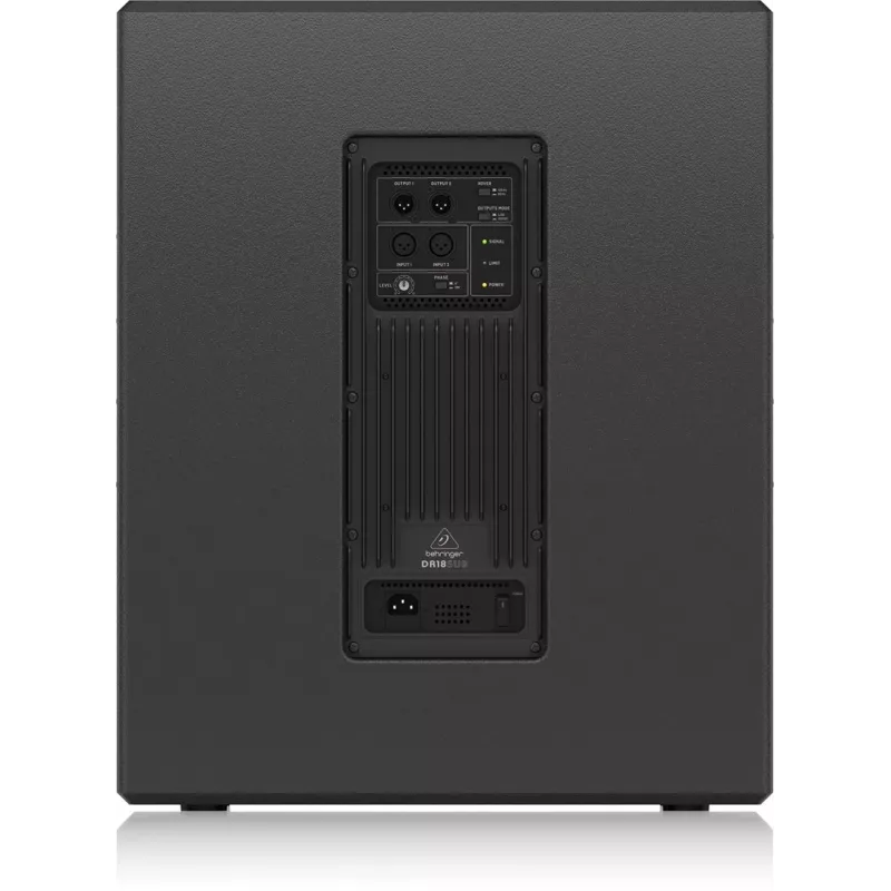 Behringer DR18SUB subwoofer Czarny Aktywny subwoofer 800 W
