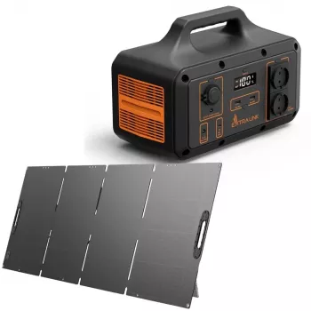 Składany panel słoneczny Extralink EPS-120W 120W krzem monokrystaliczny