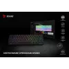 Mechaniczna klawiatura gamingowa SAVIO CzarnyOUT X2 BROWN 61-klawiszowa 60% USB QWERTY RGB Outemu Brown