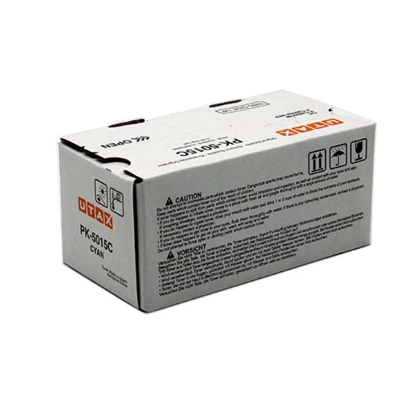 Utax 1T02R7CUT0/PK-5015C Zestaw tonerowy cyjan. 3K stron ISO/IEC 19752 dla TA
