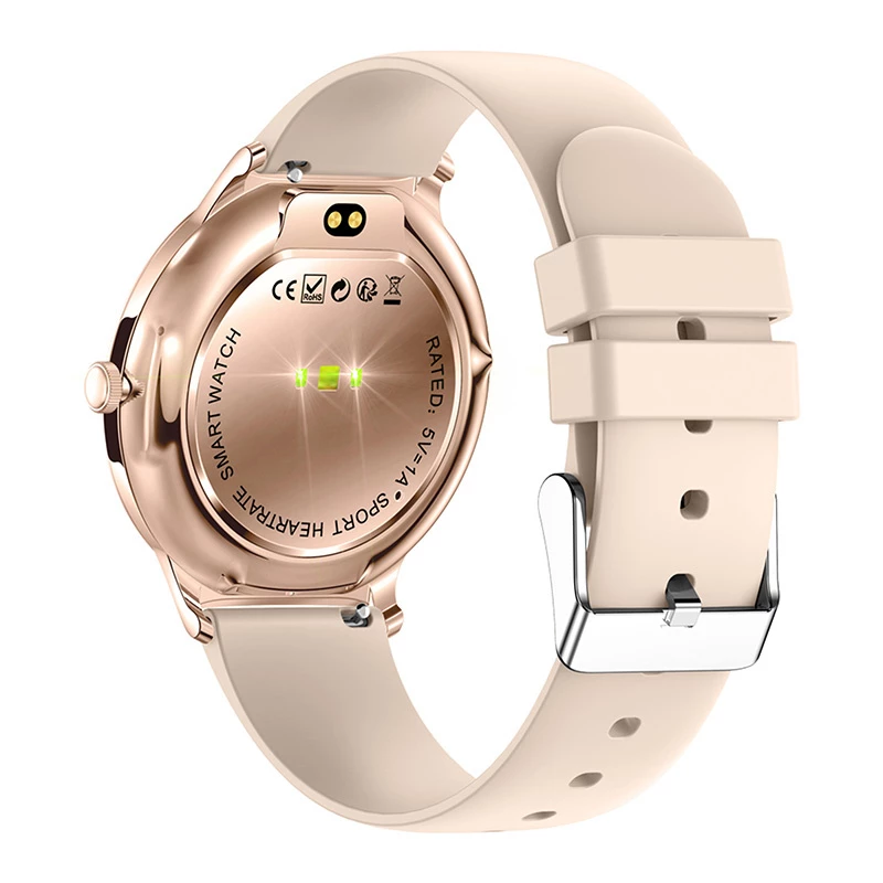 Smartwatch Colmi V89 Gold z Bluetooth i monitorem pracy serca