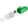 Złącze przewodowe RJ-45 S/CONN 72067-10G zielono-białe