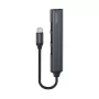 USB 3.0 4-portowy koncentrator interfejsu SAVIO AK-71 z hostem USB-C, 5000 Mbit/s, 2-letnia gwarancja