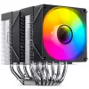 Chłodzenie procesora Jonsbo CR-1400 DV2 z wentylatorem 120 mm, czarne