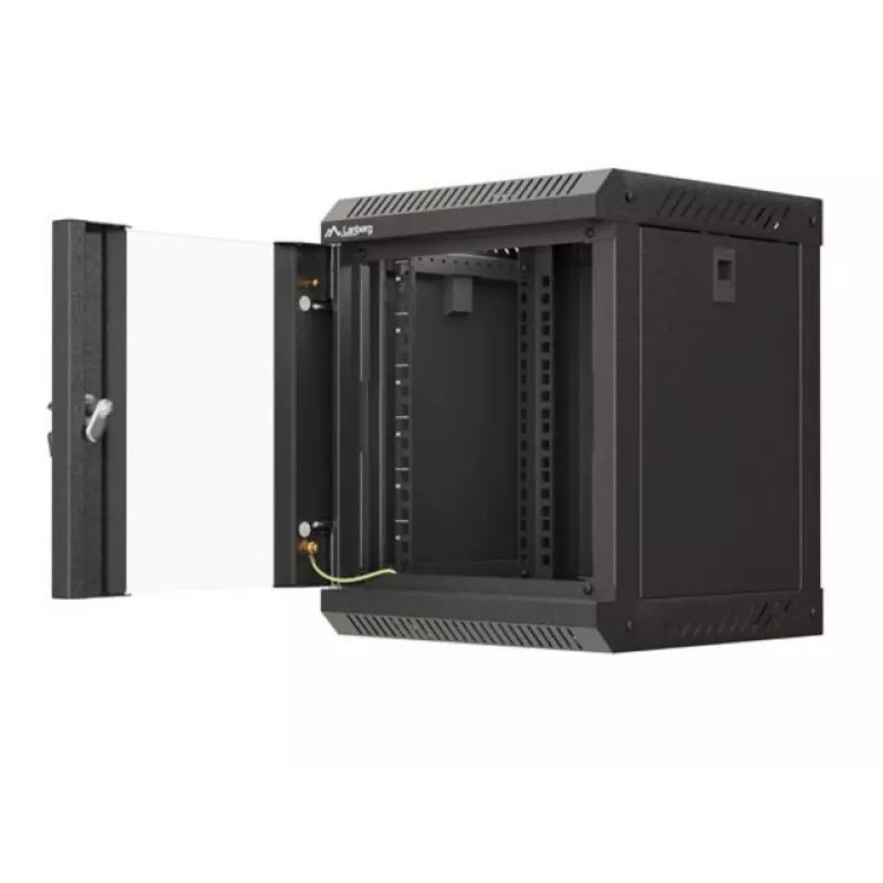 Szafa wisząca Lanberg WF11-3306-10B 6U czarna 30 kg