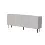 Komoda Cama Meble LUCCA 4D — 200 x 40 x 80 cm, kaszmir, płyta wiórowa