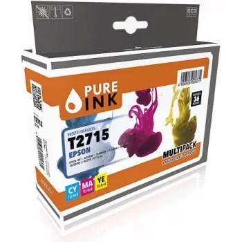 Pure Ink 170745990043 Druckerpatrone Kompatibel Cyan - Magenta - Gelb (EPST2715MP3)