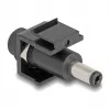 Moduł Keystone DeLOCK DC 5.5 x 2.1 mm żeński na DC 5.5 x 2.5 mm męski czarny
