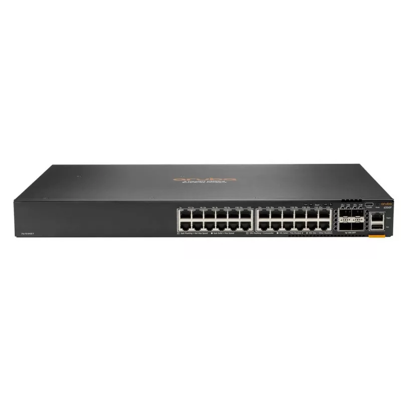 Przełącznik zarządzalny HPE Aruba Networking CX 6200F 24G PoE 4SFP+ 370W