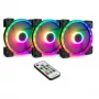 INTER-TECH Argus RGB-Fan Set RS-14 140mm ARGB 3-Pack Czarny