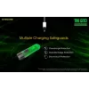 Latarka na klucze Nitecore TIKI GITD szara — ładowanie USB, 1 lm, 55 mm, 12 g, IP66