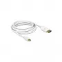Kabel DisplayPort DeLOCK 83481 Mini DisplayPort 1 m Biały