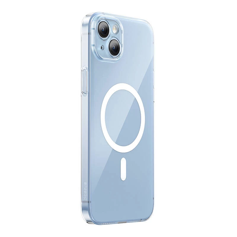 Etui Baseus Crystal Series Magnetic na iPhone 14 Plus + szkło hartowane