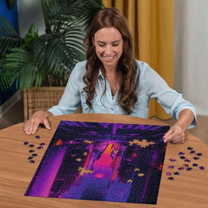 Puzzle Ravensburger Nowy Jork w neonach, 1000 elementów, puzzle dla dorosłych