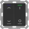 MDT BE-TAL550206.C1 Przycisk KNX Light 55 2-kanałowy RGBW Czarny mat sterowanie roletami przełączanie 1 (BE-TAL550206.C1)