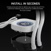 Wyświetlacz Corsair Nautilus RS Liquid Cooling System biały 78mm